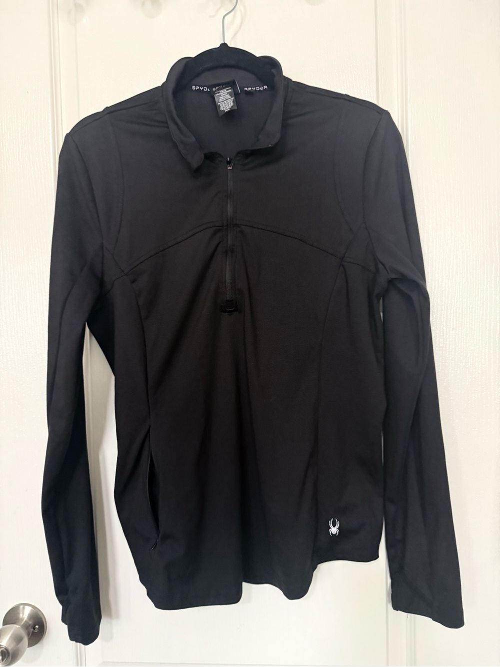 Spyder Active Men's Black Half-Zip Performance Jacket